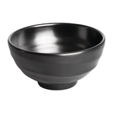 Olympia Kristallon Fusion Melamine Rice Bowls Black 120mm (Pack of 6)