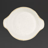 Churchill Stonecast Round Eared Dishes Barley White 215mm
