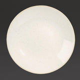 Churchill Stonecast Deep Coupe Plates Barley White 240mm