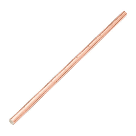 Utopia Biodegradable Paper Straws Copper (Pack of 250)