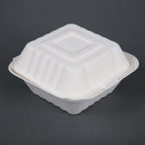 Fiesta Green Compostable Bagasse Burger Boxes 152mm (Pack of 500)