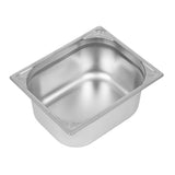 Vogue Heavy Duty Stainless Steel 1-2 Gastronorm Pan 150mm
