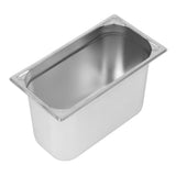 Vogue Heavy Duty Stainless Steel 1-3 Gastronorm Pan 200mm