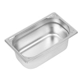 Vogue Heavy Duty Stainless Steel 1-4 Gastronorm Pan 100mm