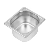 Vogue Heavy Duty Stainless Steel 1-6 Gastronorm Pan 100mm