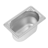 Vogue Heavy Duty Stainless Steel 1-9 Gastronorm Pan 100mm