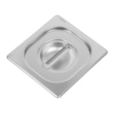 Vogue Heavy Duty Stainless Steel 1-6 Gastronorm Pan Lid