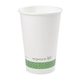 Vegware Compostable Hot Cups White 455ml / 16oz Pack of 1000