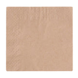 Vegware Compostable Unbleached Cocktail Napkins 240mm 2-Ply (Pack of 4000)