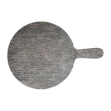 Churchill Alchemy Buffet Handled Melamine Round Paddle Boards Distressed Wood 450mm