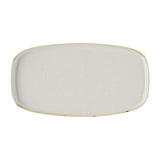 Churchill Stonecast Barley White Chefs Walled Oblong Plates (Pack of 6)