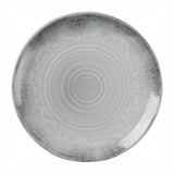 Churchill Harvest Flux Organic Coupe Plates Grey (Pack of 12)
