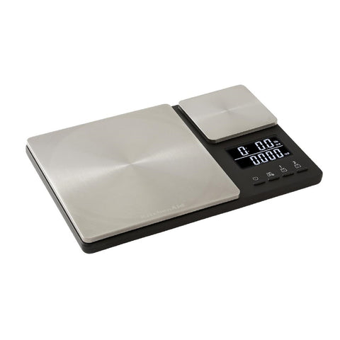 KitchenAid Global Dual Platform Stainless Steel Kitchen Scales Black