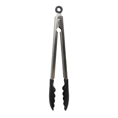 KitchenAid Silicone Tipped Stainless Steel Tongs Black 11''