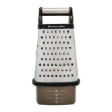 KitchenAid Box Grater with Container Black