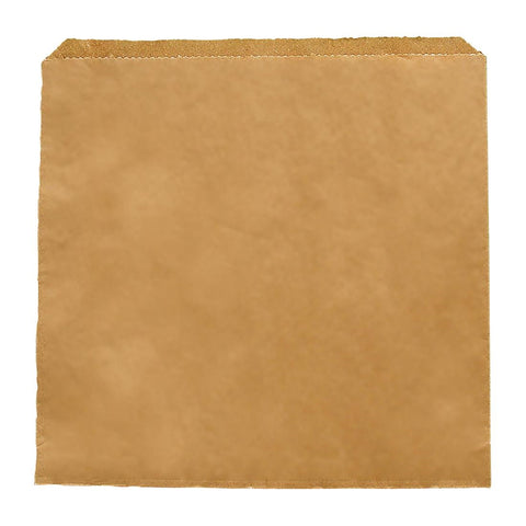 Vegware Compostable Paper Sandwich Bags Kraft - 10x10" (Pack of 1000)