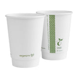 Vegware Hot Cup White Double Wall 12oz 89-Series (Pack of 500)