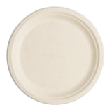 Vegware Compostable Nourish Moulded Fibre Plate Natural 9"/226mm (Pack of 500)