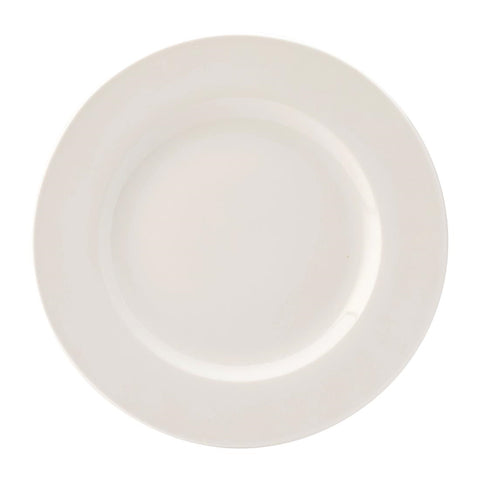 Utopia Pure White Wide Rim Plates 270mm (Pack of 18)