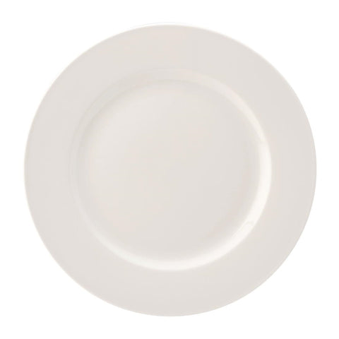 Utopia Pure White Wide Rim Plates 290mm (Pack of 18)