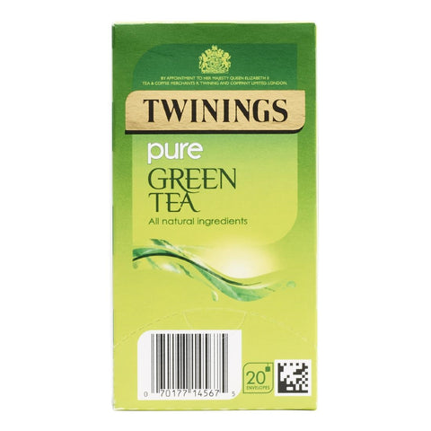 Twinings Pure Green Enveloped Tea Bags (Pack of 40)