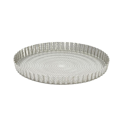 De Buyer Perforated Fluted Tart Mould With Removable Base 240x25mm