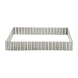 De Buyer Perforated Square Fluted Tart Ring 230mm