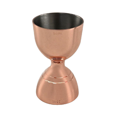 Beaumont Copper Plated Bell Jigger 25ml/50ml