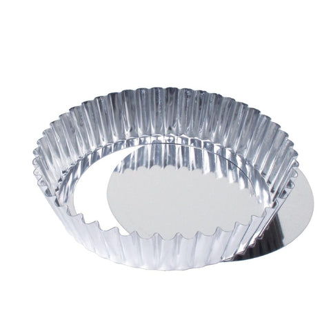 Deep Fluted Quiche Tin With Removable Base 10cm
