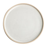 Olympia Canvas Flat Round Plate Murano White 180mm (Pack of 6)