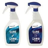 SURE Glass Cleaner - Interior and Surface Cleaner Refill Bottles 750ml (6 Pack)