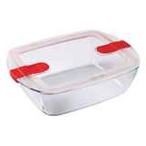 Pyrex Cook and Heat Rectangular Dish with Lid 2.6Ltr