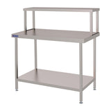 Holmes Stainless Steel Wall Table Welded with Gantry 900mm