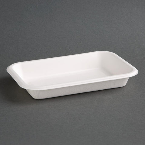 Fiesta Green Compostable Bagasse Food Trays 12oz (Pack of 50)