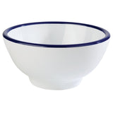 APS Pure Bowl White And Blue 150(D) x 75(H) 0.45Ltr (B2B)