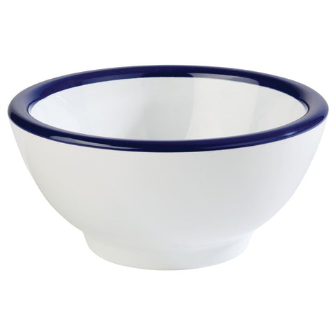 APS Pure Bowl White And Blue 95(D) x 45(H) 0.09Ltr (B2B)