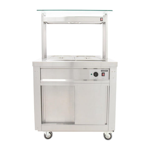 Parry Hot Cupboard with Heated Bain Marie 860mm FS-HB2PACK