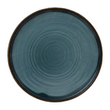 Dudson Harvest Blue Walled Plate 220mm (Pack of 6)