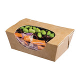 Colpac Zest Compostable Kraft Small Salad Boxes 500ml / 17oz (Pack of 250)