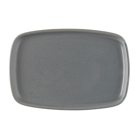 Churchill Emerge Seattle Oblong Plate Grey 222x152mm (Pack of 6)