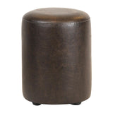 Cylinder Faux Leather Bar Stool Peat (Pack of 2)