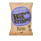 Brown Bag Crisps Rosemary and Sea Salt 40g (Pack of 20)