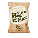 Brown Bag Crisps Lightly Salted 40g (Pack of 20)