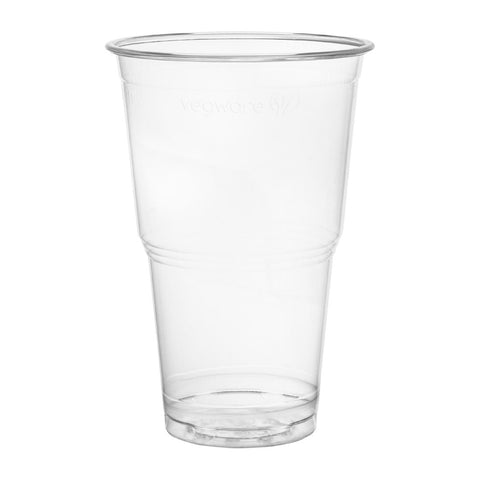 Vegware PLA Pint to Brim Cup UKCA/UKNI/CE-marked 96-Series (Pack of 1000)