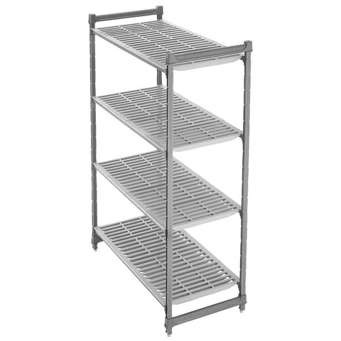 Cambro Camshelving Basics Plus Starter Unit 4 Tier With Vented Shelves 1830H x 765W x 460D mm