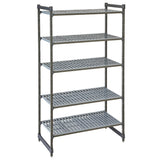 Cambro Camshelving Basics Plus Starter Unit 5 Tier With Vented Shelves 2140H x 1525W x 460D mm