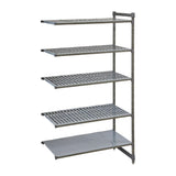 Cambro Camshelving Basics Plus Add-On Unit 5 Tier With Vented Shelves 2140H x 870W x 540D mm