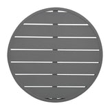 Bolero Aluminium Round Table Top Dark Grey 580mm