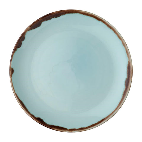 Dudson Harvest Coupe Plates Turquoise 217mm (Pack of 12)