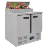 Polar Refrigerated Pizza and Salad Prep Counter 254Ltr